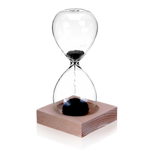 Magnetic Hourglass - Wooden base