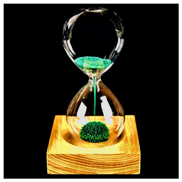Magnetic Hourglass - Wooden base